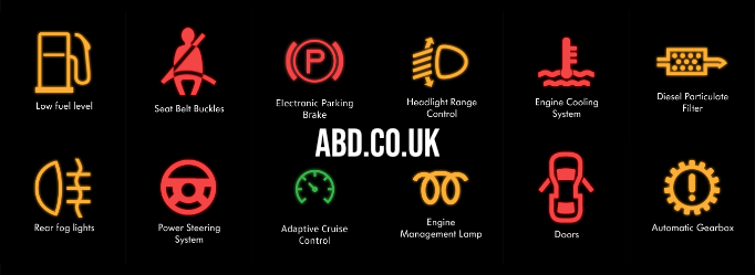 Car Dashboard Warning Lights Explained  Quick Guide By ABD : Automotive  News by ABD.co.uk