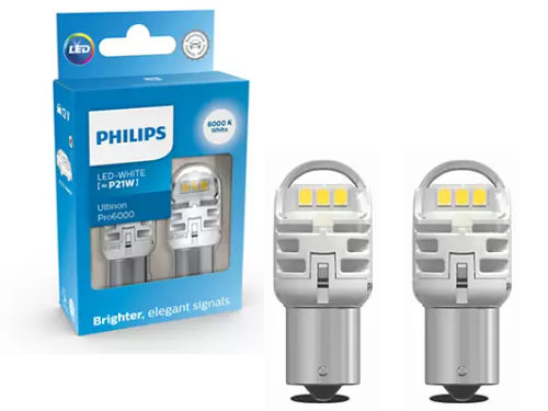 30mm Festoon White Philips Ultinon Pro6000 LED Bulbs (Pair