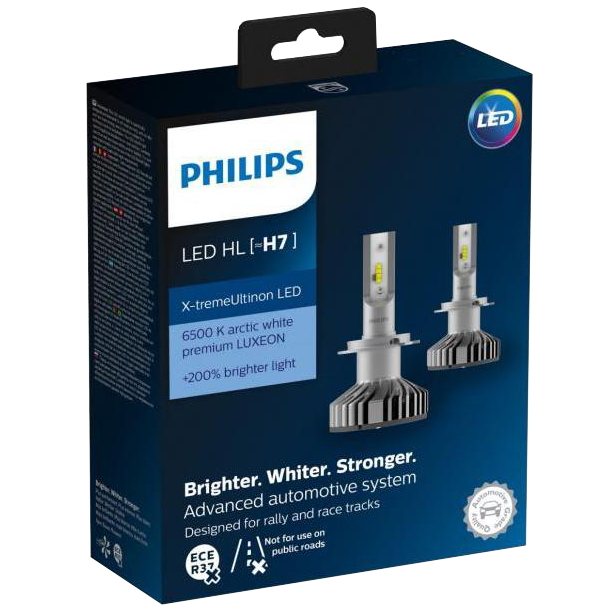 NEW Headlight Bulb-X-treme Vision H7 - Twin Blister Pack Philips H7XVB2