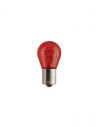 single red light bulb