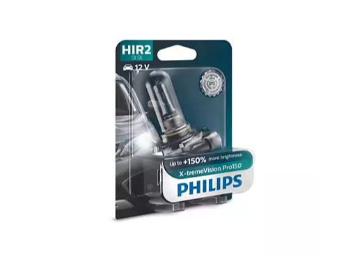 Philips X-treme Vision Pro150 9012 HIR2 12V 55W +150% Bright Light Halogen  Headlight Car Genuine Original Bulbs DRL, 2X - AliExpress