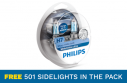 h7 philips whitevision ultra 12v 55w halogen bulbs