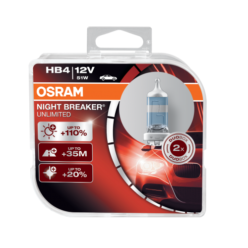 OSRAM Night Breaker Unlimited H11 Lamps (Twin)