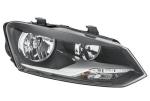 HELLA 247 051-021 Halogen-Headlight - right - for e.g. VW Polo (6R1, 6C1)