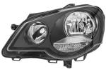 HELLA 247 019-211 Halogen/FF-Headlight - left - for e.g. VW Polo (9N_)