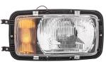 HELLA 002 658-341 Halogen-Headlight - right - for e.g. Mercedes-Benz 1222 - 4850 (MK, SK)