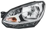 HELLA 012 644-011 FF/Halogen-Headlight - left - for e.g. VW Up (121, 122, BL1, BL2)