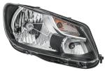 HELLA 010 551-021 FF-Headlight - right - for e.g. VW Caddy III Box (2KA, 2KH, 2CA, 2CH)