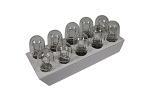 580 Ring Standard Replacement 12V 21/5W W21/5W Wedge Bulbs (Trade Pack of 10)