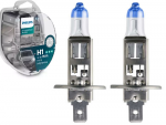 H1 Philips X-tremeVision Pro150 12V 55W Halogen Bulb (Pair) - Open Packaging