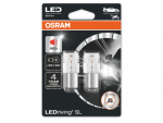 380 OSRAM LEDriving SL Range (P21W/5W) LED Upgrade Bulbs (Red) - Pair