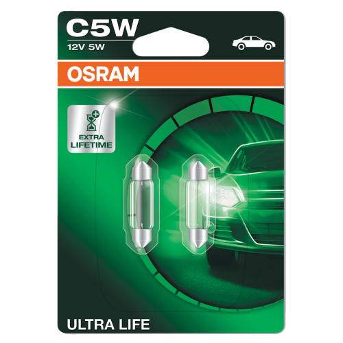 Osram 265 12V 10W Festoon Bulb - Single Bulb