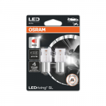 382 OSRAM LEDriving SL Range (P21W) LED Upgrade Bulbs (Red) - Pair