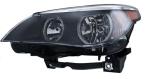 HELLA 008 673-111 Halogen-Headlight - left - for e.g. BMW 5 (E60)