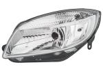 HELLA 247 025-211 Single Headlight/FF/Halogen-Headlight - left - for e.g. Skoda Fabia II (542)