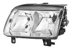 HELLA 963 709-051 Dual Headlight/Halogen-Headlight - left - for e.g. VW Polo (6N2)