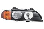 HELLA 007 400-061 FF/Halogen-Headlight - right - for e.g. BMW 5 (E39)