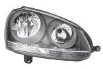 HELLA 247 007-421 Halogen-Headlight - right - for e.g. VW Golf V (1K1)