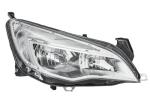 HELLA 010 011-321 FF/Halogen-Headlight - right - for e.g. Opel Astra J (P10)