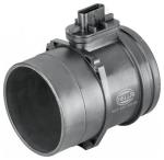 HELLA 358 095-261 Mass Air Flow Sensor - 5-pin connector - Pipe-neck