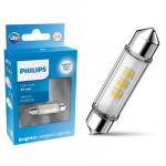 43mm Festoon White Philips Ultinon Pro6000 LED Bulbs (Single)