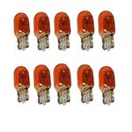 501A Amber Standard Replacement 12V 5W WY5W Side Indicator Wedge Bulbs (Trade Pack of 10)