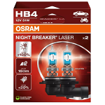 HB4/9006 OSRAM Night Breaker Laser 150% Next Generation 12V 51W (Pair)