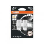 582 OSRAM LEDriving SL Range (W21W) LED Upgrade Bulbs (Amber) - Pair Open Packaging