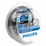 H7 Philips WhiteVision Ultra 12V 55W Halogen Bulbs (Pair)