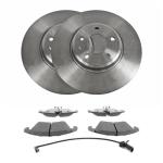 VAICO AUDI Brake Kit, disc brake V10-7350