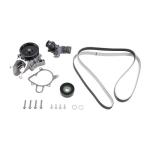 VAICO BMW Water Pump + V-Ribbed Belt Kit V20-50106-BEK