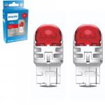 582 W21W Red Philips Ultinon Pro6000 LED Bulbs (Pair)