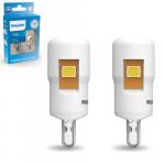 501 White Philips Ultinon Pro6000 LED Bulbs (Pair)