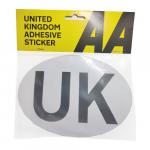 AA UK Self Adhesive Badge Single