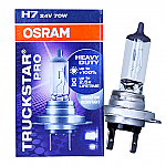 H7 OSRAM Truckstar +100% 24V 70W Headlight Bulbs