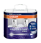 H4 OSRAM Truckstar Pro +100% 24V 75/70W Headlight Bulbs (Pair)